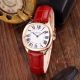 Cartier Drive De Brown Leather Band Rose Gold Case Replica White Roman Dial Watch (3)_th.jpg